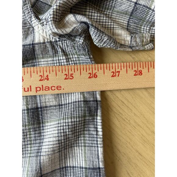 Toad & Co Shirt Mens 2XL Plaid Short Sleeve Recycled Cotton Eco Gorpcore Outdoor - Picture 4 of 9